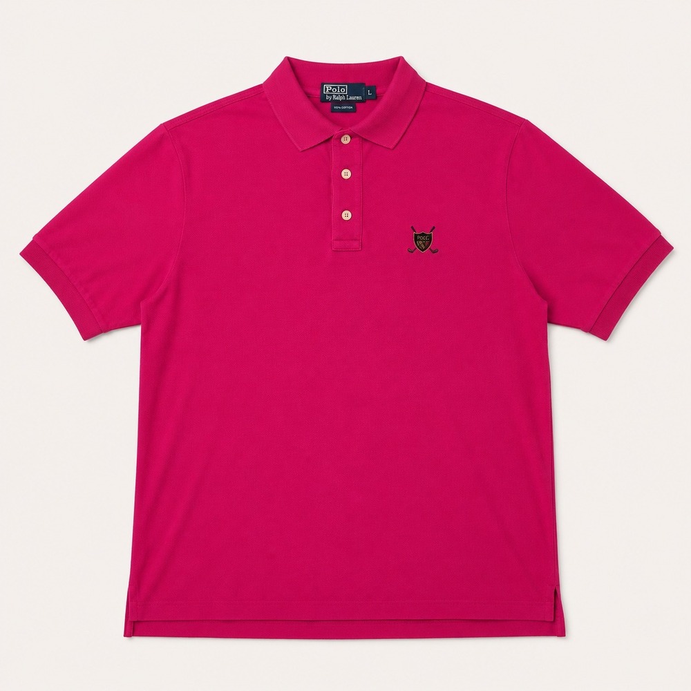 Polo Ralph Lauren Mens XXL Pink Golf Polo Shirt Short Sleeve Cotton Classic